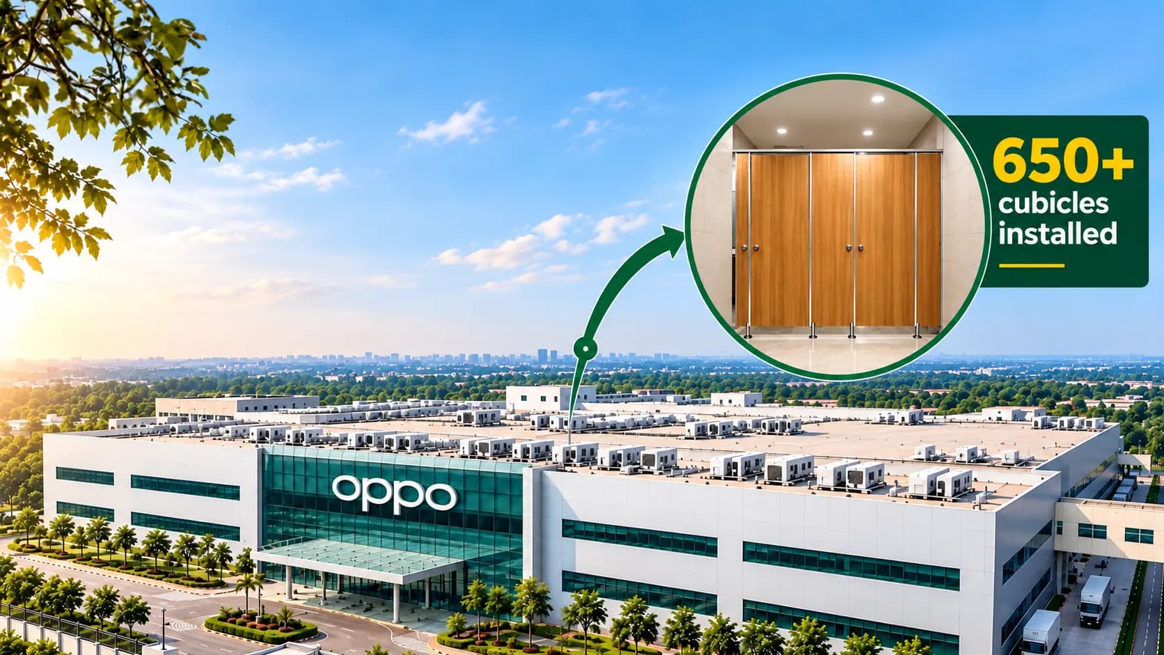 Oppo Toilet Cubicle