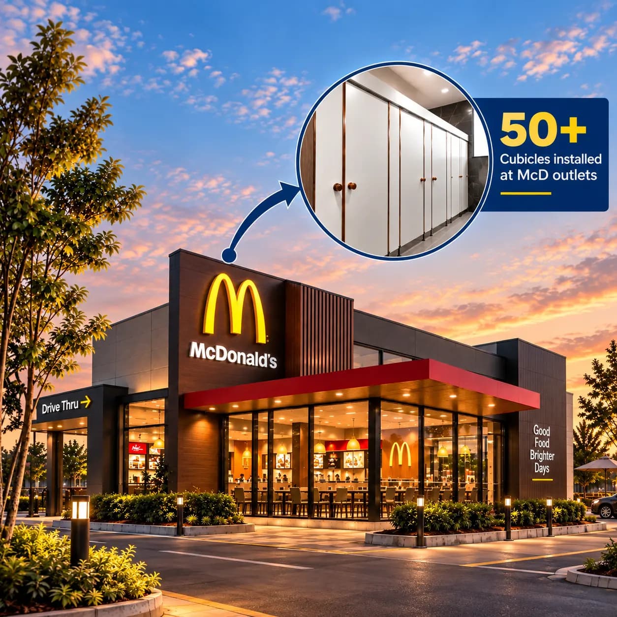McDonald Toilet Cubicle 